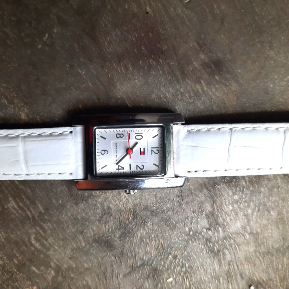Tommy Hilfiger white watch